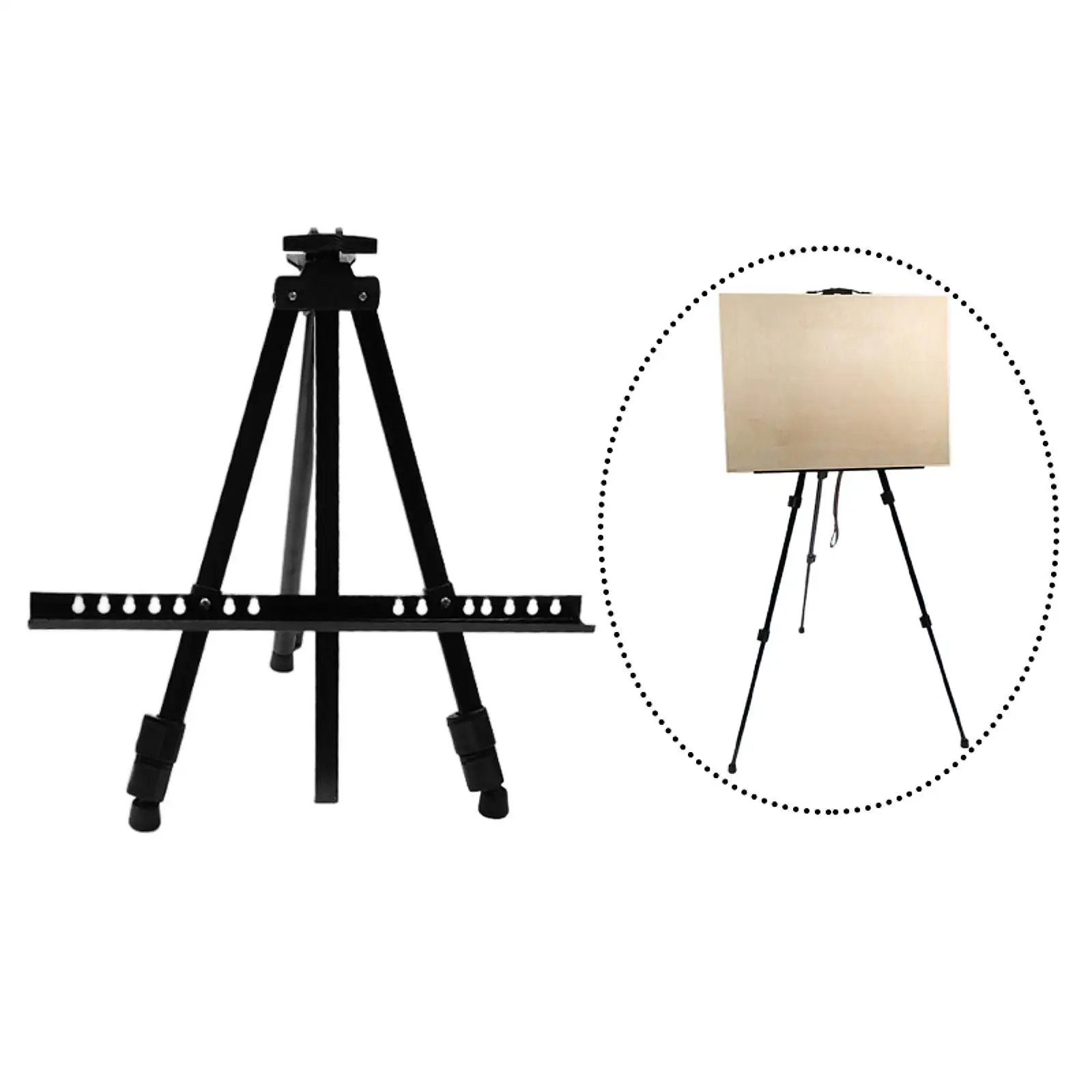 Easel Stand Artist Easel Professional for Commercial Purposes Adjustable Tripod Art Lightweight