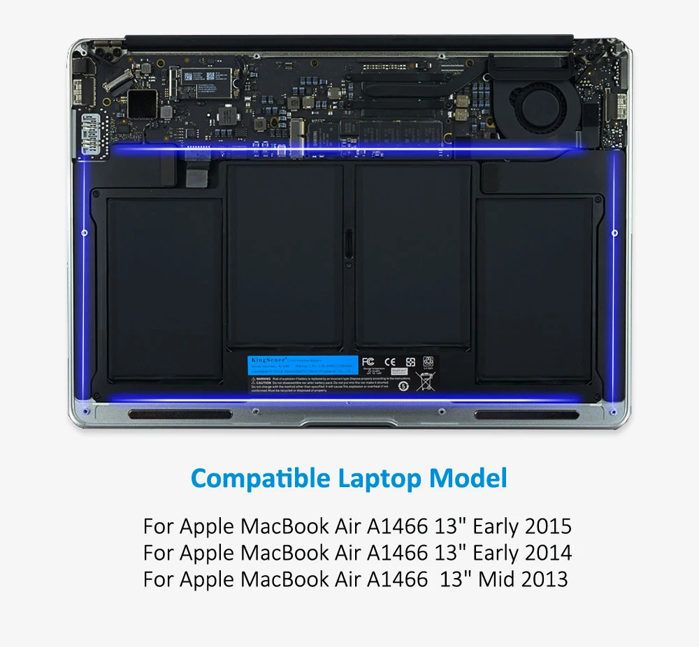 A1496 Apple Macbook Air A1466 13 Batterie D'origine