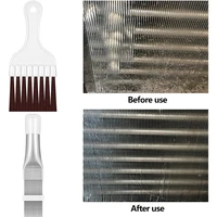 Kit de nettoyage de climatiseur, peigne à ailettes, condensateur, outil de nettoyage de radiateur, réparation congelée, nettoyage ménager, 3 pièces 6