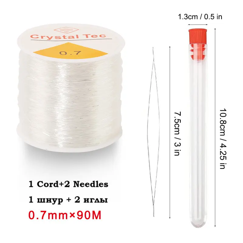 Elastic Beading Thread for DIY Jewelry and Crafting