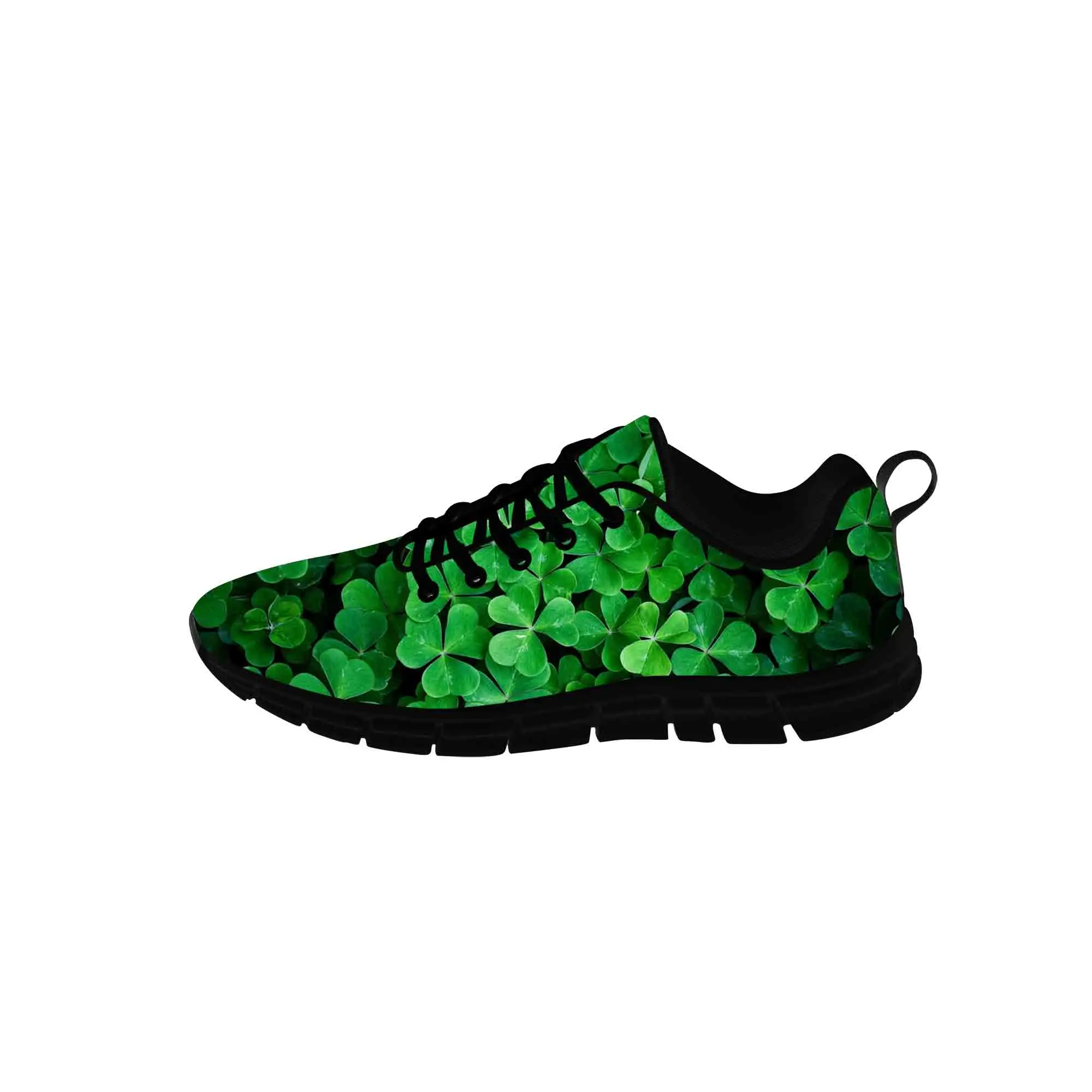 Saint St Patricks Day Shamrock Irish Sneakers Mens Womens Casual Shoes Running Cloth Shoes 3D Print Breathable Lightweight shoe
