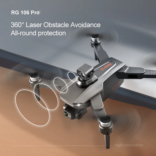 RG106 MAX GPS Drone 6K Professional Dual HD Camera with 3-Axis Gimbal FPV Obstacle Avoidance Brushless Foldable Quadcopter Toys 3