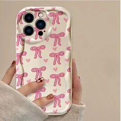 Custodia per telefono Chic Pink Bow – Protezione elegante e stilosa