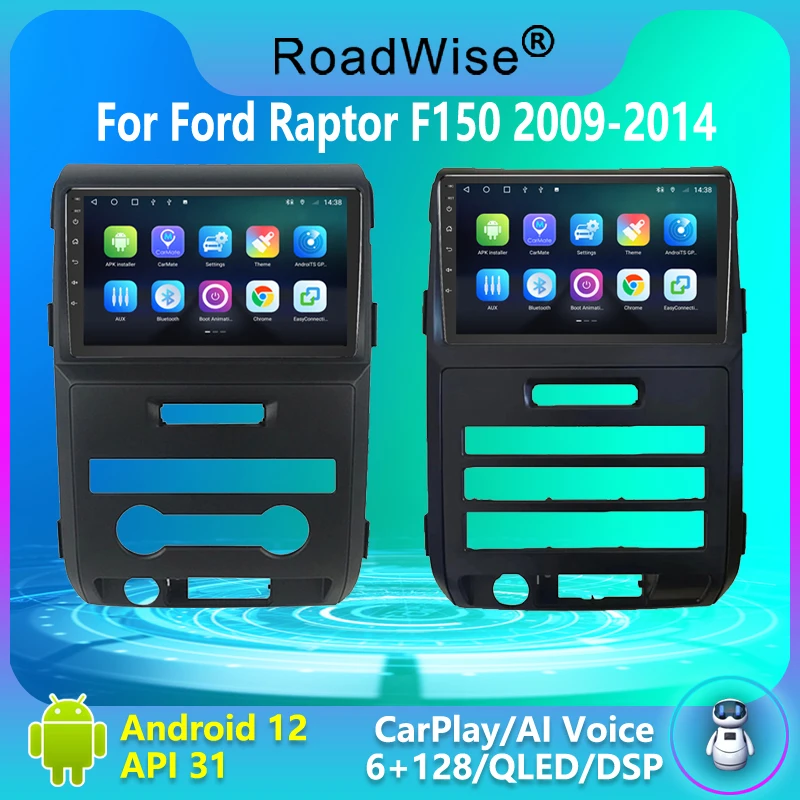 

Android Car Radio For Ford Raptor F150 P145 2009 2010 2011 2012 2013 2014 Multimedia Carplay 4G Wifi GPS DSP DVD 2 DIN Autoradio