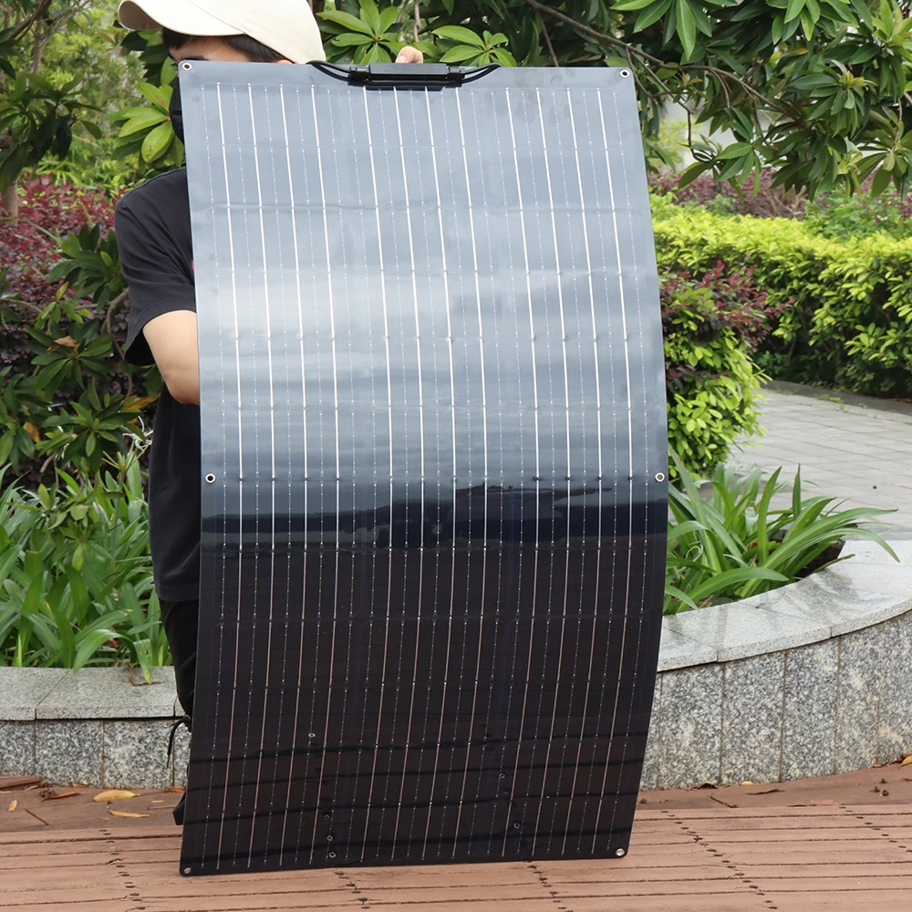 240W 120W Pannello Solare Flessibile 12V Kit Caricabatteria Sistema Di Pannelli Fotovoltaici Per Auto Camper Casa Tetto Rv Balcone Eu Dhl Ship