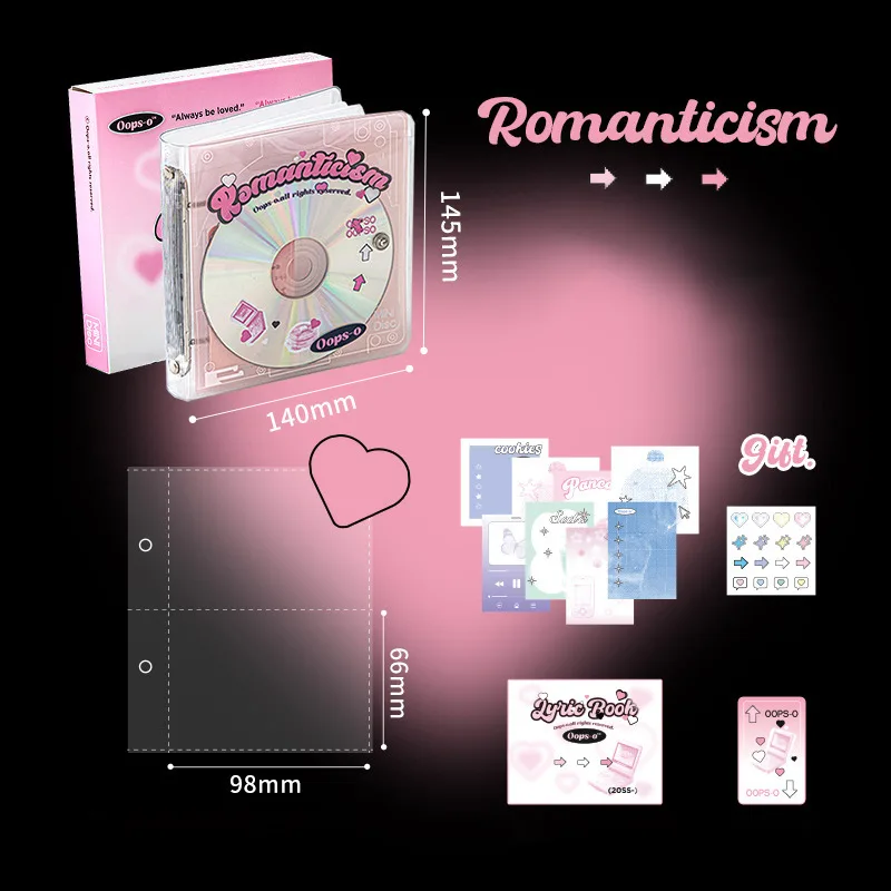 Album de cartes de stockage Kpop rétro original, testeur d'album, étui de  protection pour petites cartes, conception de cuir chevelu adt, couverture