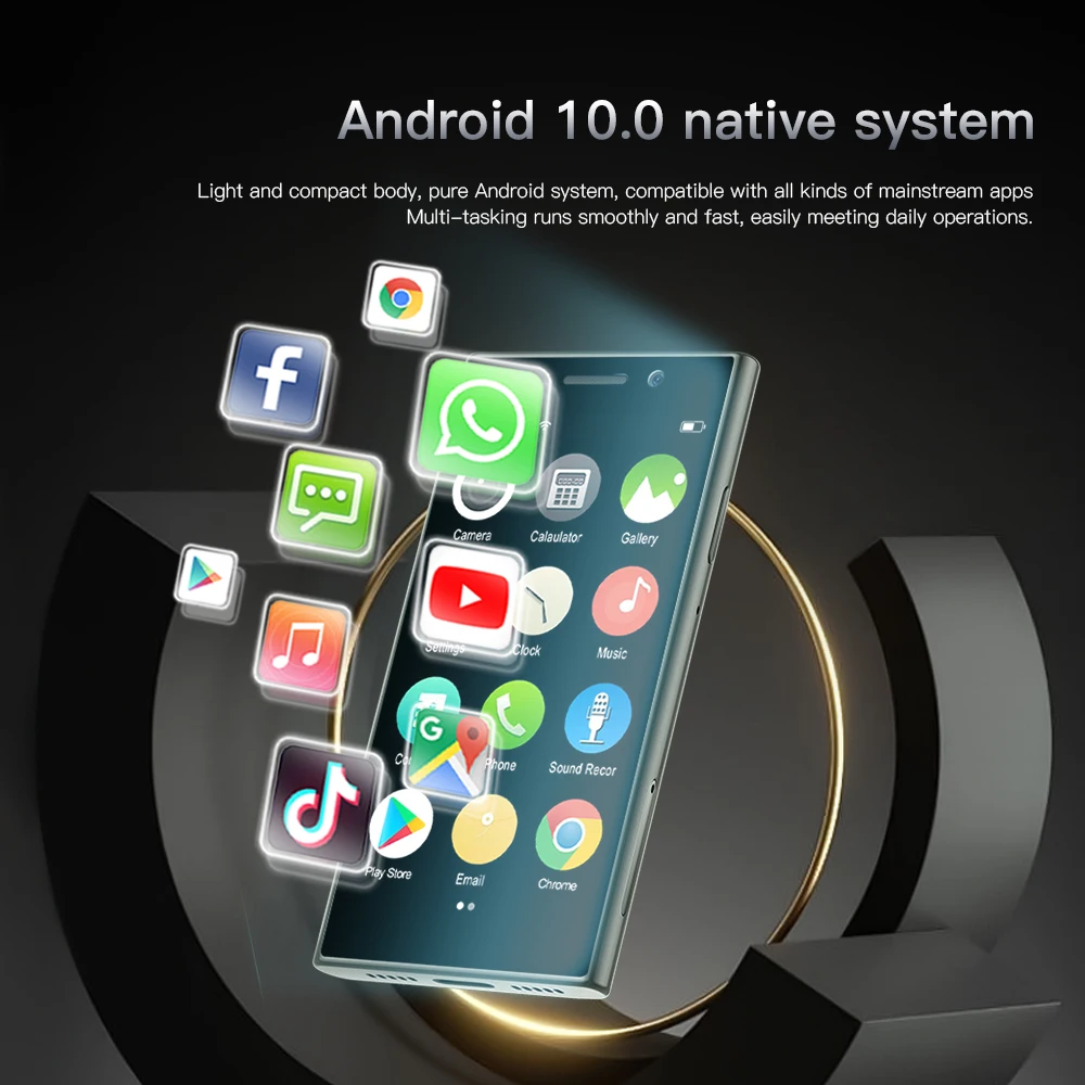 SERVO S24 Mini Pocket Smartphone 2GB 16GB 4G Netcom Android Native System MT6737 WIFI Hotspot Small Palm Smart Phones New Update - Image 4