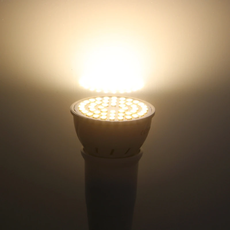 

E27 4W LED Spotlight Cool/Warm White Bulbs 220V 48SMD 2835 Lamps Plant light
