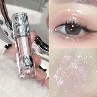 Liquid Eyeshadow Pearlescent Shimmer Long Lasting Monochrome Pearly Fine Sparkling Sequins Eye Shadow Highlighter Quick Drying 2