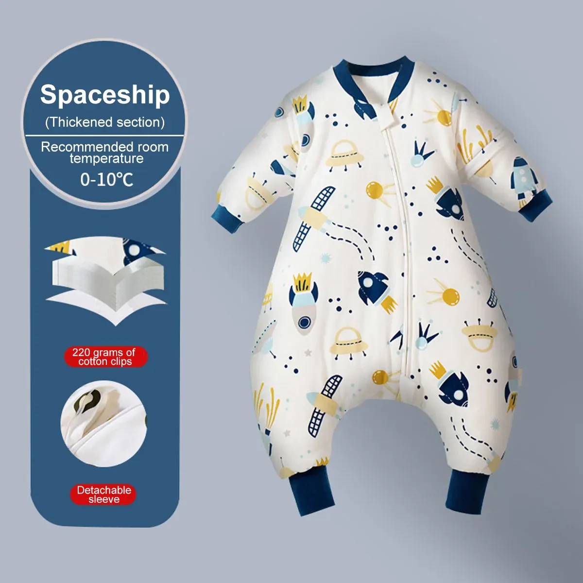 Cotton Cartoon Baby Sleeping Bag & Kids Jumpsuit Pajamas
