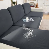Waterproof Couch Cushion Covers Washable Sofa Cushion Slipcovers Thick Stretch Jacquard Fabric Couch Sofa Covers 1