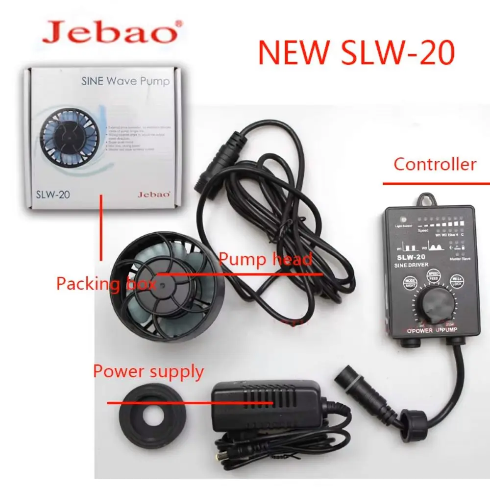 Jebao SLW-3 SLW-5 SLW-10 SLW-20 SLW-30 Series Aquarium Water Pump Filter Fountain Pump Mini Pump For Fish Tank Garden Aquarium 6