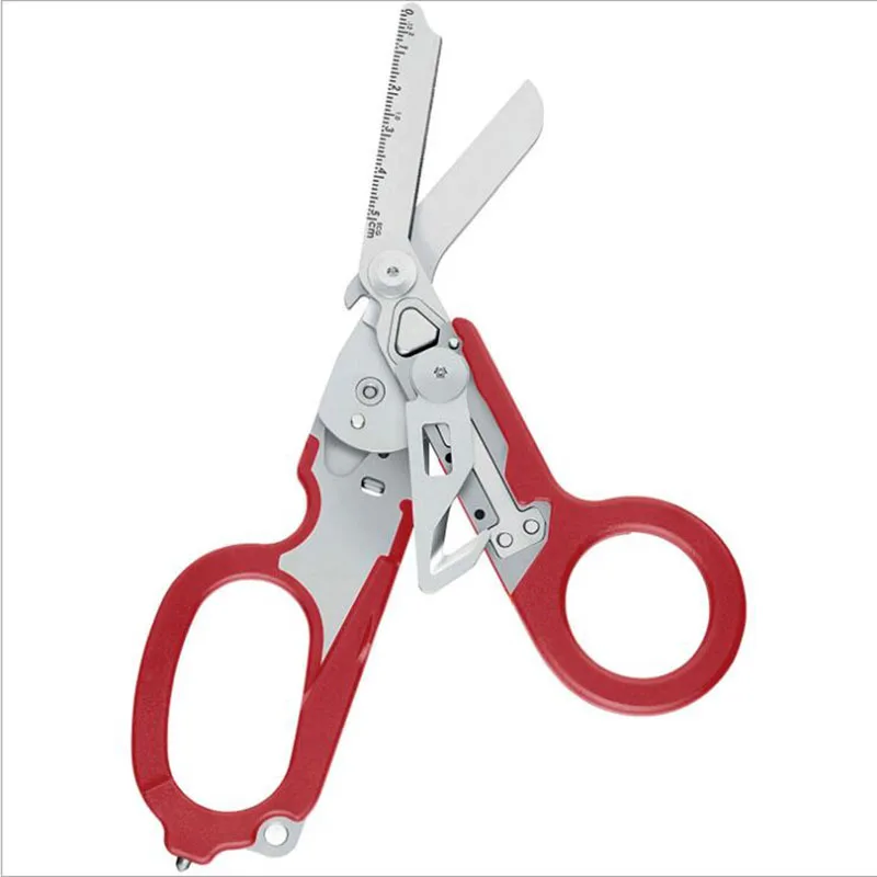 Multifunction Leatherman Scissors Raptors First Aid Expert Tactical Folding Scissors Outdoor Survival Tool Combination leaf vacuum home depot Garden Tools