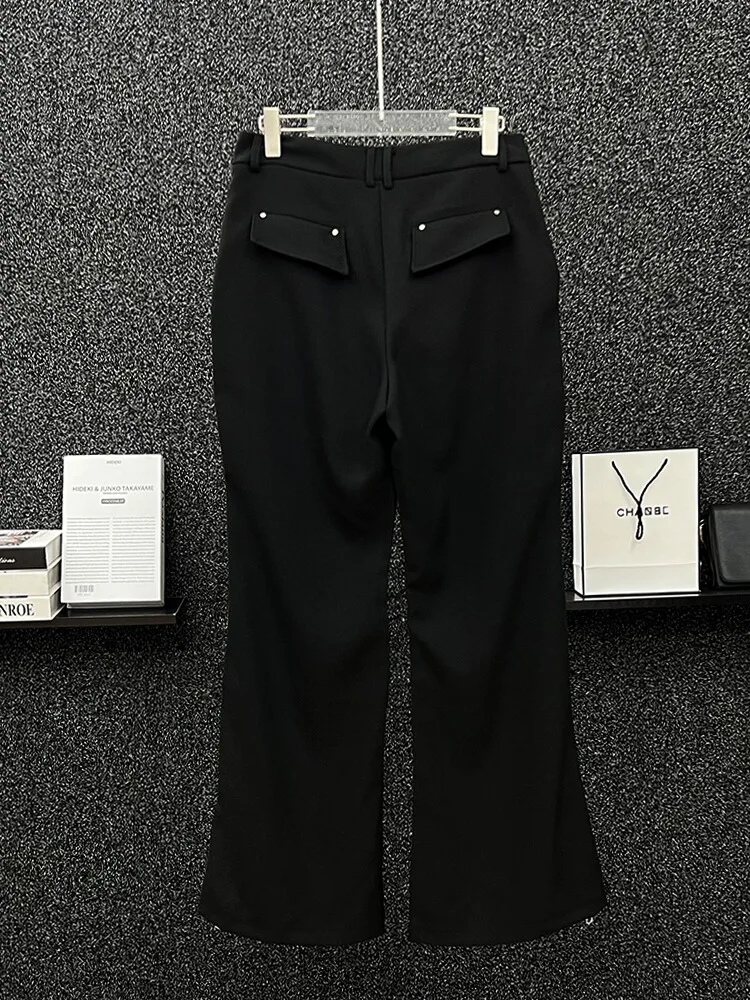 High-End Male Straight Trousers Casual Long Pants Men's Loose Comfort 2024 Spring Autumn All-Match Handsome Wide-Leg Pants