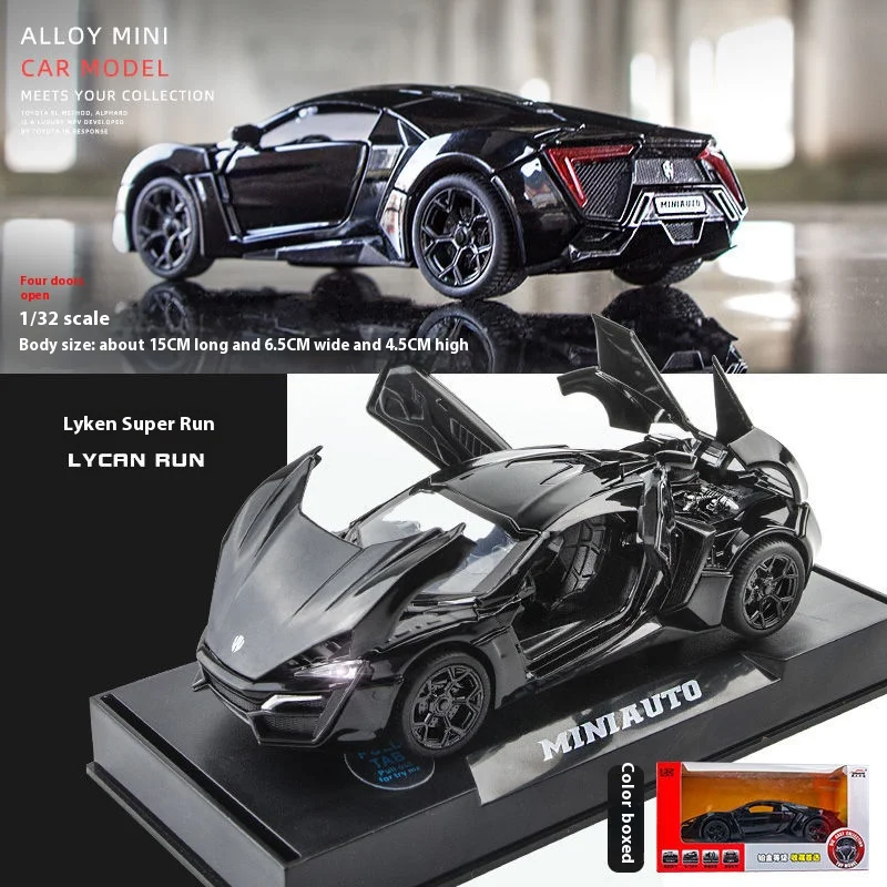 1:32 W Motors Lykan HyperSport Super Sport Car Alloy Metal Diecast