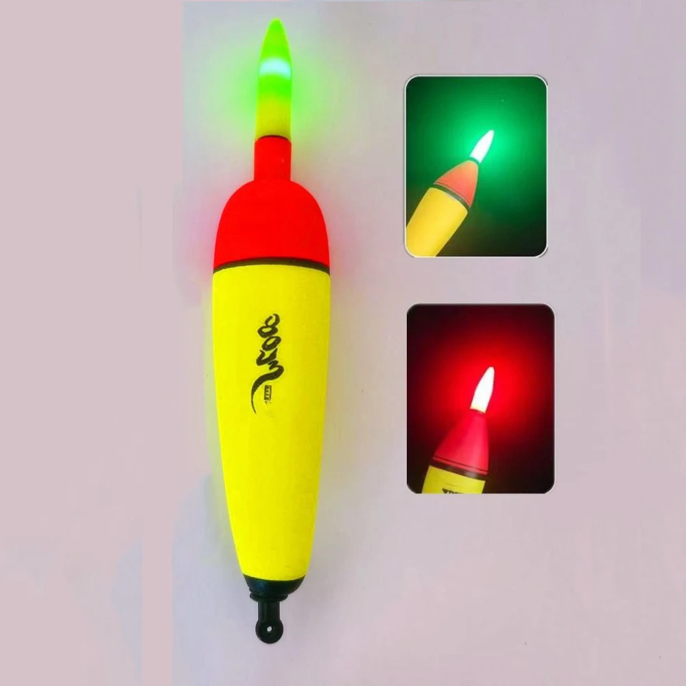 Flotteur de pêche lumineux EVA 10g-120g électronique pour pêche de nuit en mer et roche