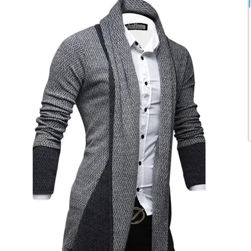 2023 KPOP Fashion Style Harajuku Slim Fit Tops Loose Casual All Match Outerwear Knitwear Cardigan Patchwork Long Sleeve Sweaters