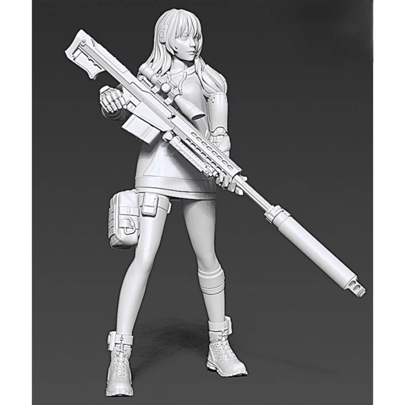 1/24 Scale Resin Cindy Housemaid Figure Static Model Kits Unpainted ↻ q