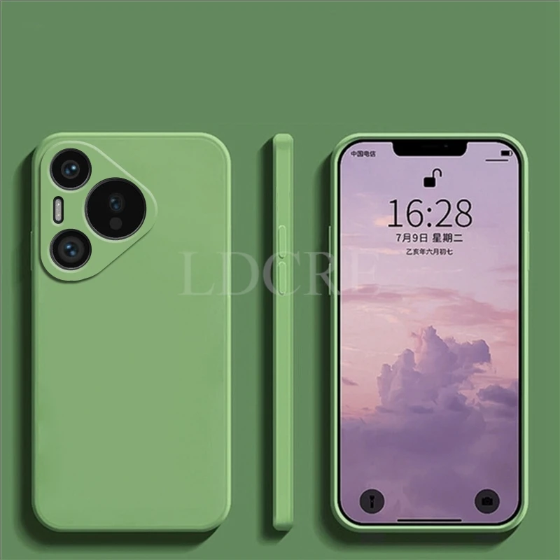 Liquid Silicone Soft Rubber Phone Case Cover - Enhanced Protection