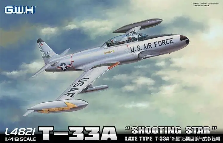 

GreatWall L4821 1/48 T-33A Shooting Star Late Version Top quality