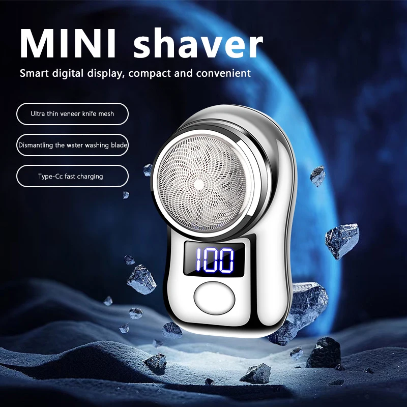 Electric Shaver Portable Razor Man Travel Wet And Dry USB Rechargeable Painless Trimmer Face Beard Razor For Men electric shaver