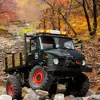 LESU 4X4 1/10 RAVE-UM406 RC Off-road Vehicles Painted Assembled Mini Electric Cars 2 Speed Transmission Sound Light System Winch 1