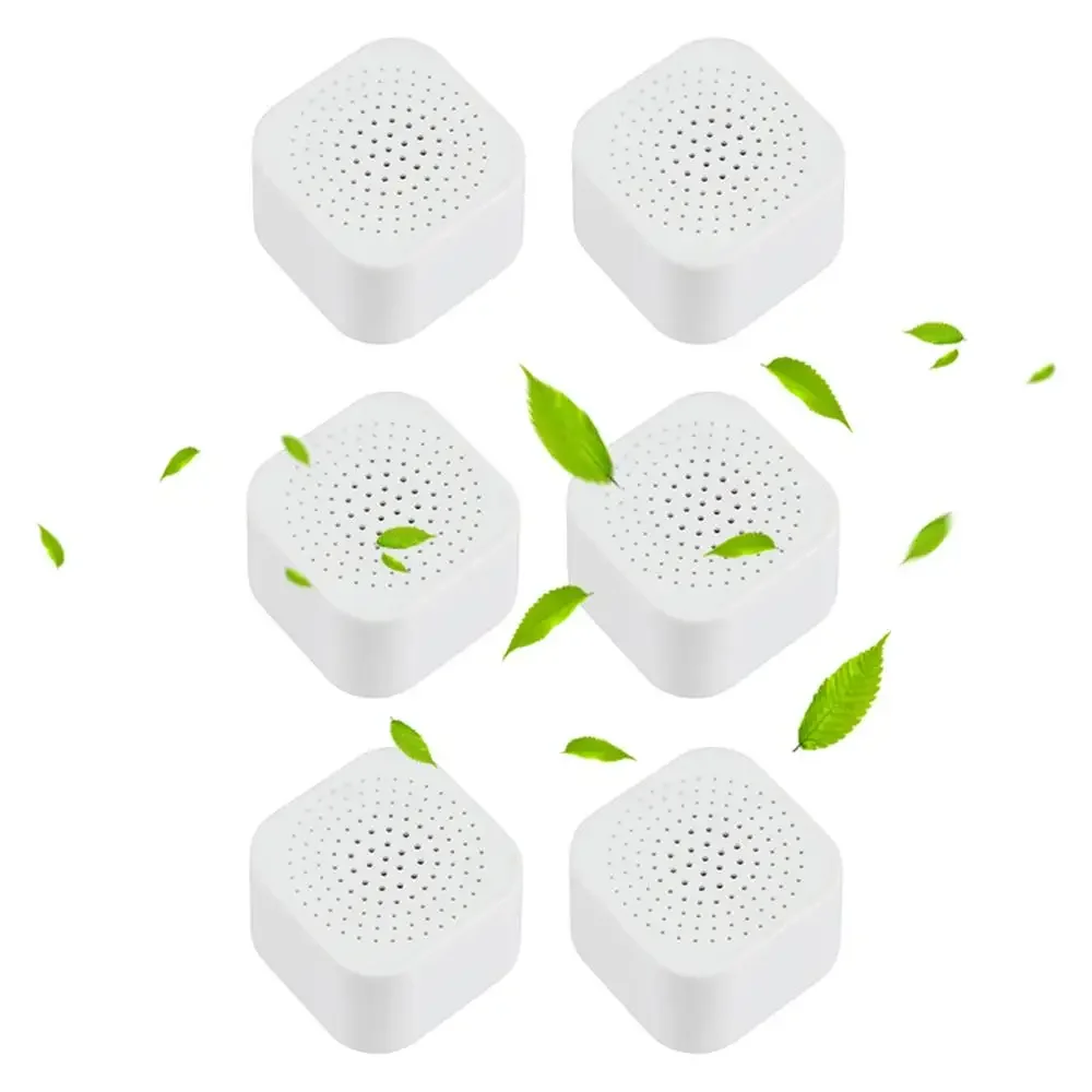 Description Picture 2 of item6PCS Refrigerator Deodorizer Stickable Natural Activated Charcoal Odor Absorber Replaceable Deodorizing Box Odor Remover