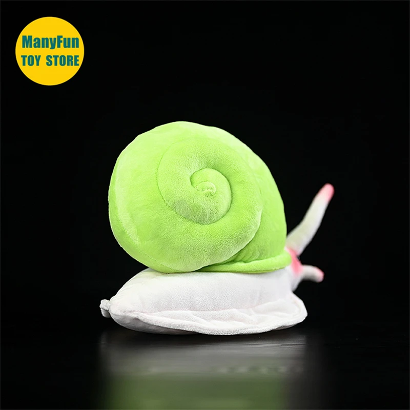 Snail Plush Toy High Fidelity Leptopoma nitidum Plushie Snails Peluche Lifelike Stuffed Animals Simulation Doll Kawai Toy Gifts 4