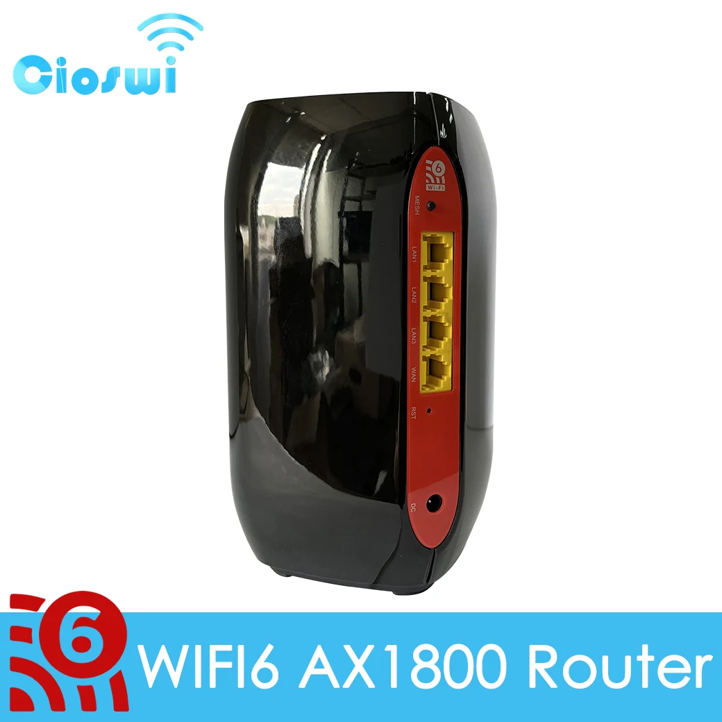 

Маршрутизатор Cioswi AX1800 Mesh Wifi 6 1800 Mbs IPQ6000 WIFI6 беспроводной 2,4G 5 ГГц Mesh ретранслятор внешний усилитель сети сигналов для 128 пользователей