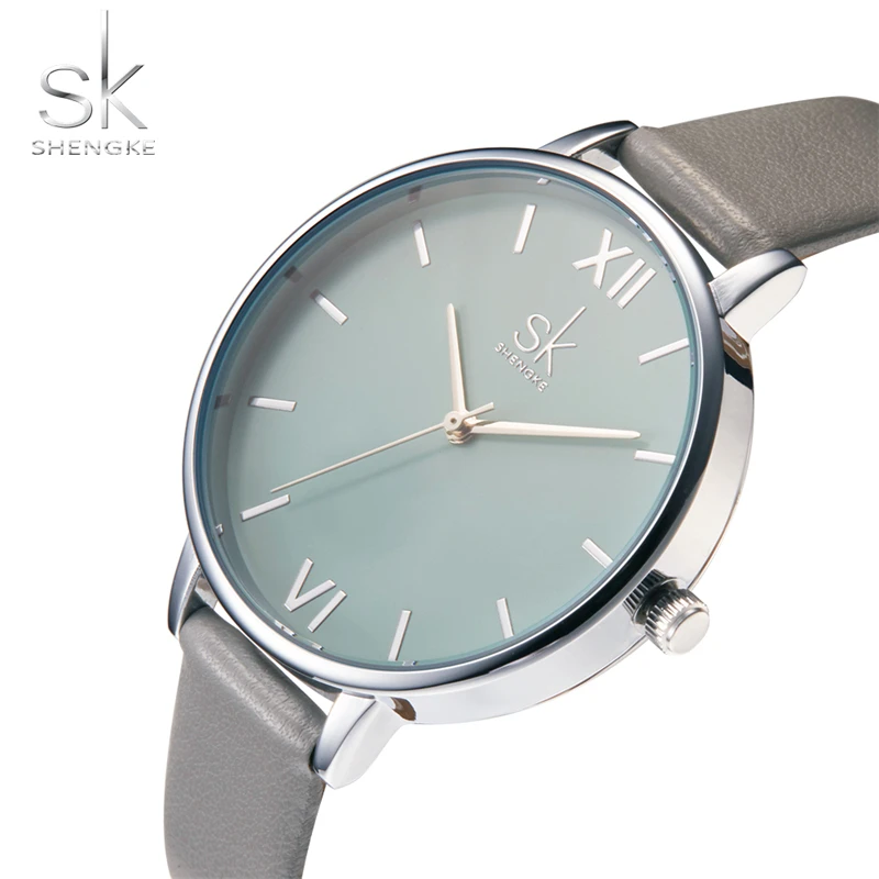 Elegant Women's Luxury Golden Quartz Wristwatch - SHENGKE Top Brand Fashion