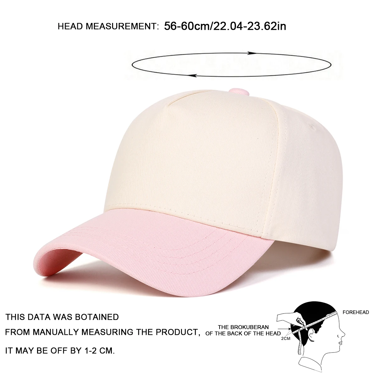 Unisex Light Panel Color Blocked Baseball Caps Frühling Herbst Outdoor Einstellbare Casual Hüte Sonnenschutz Hut Sport Cap – Detail 11