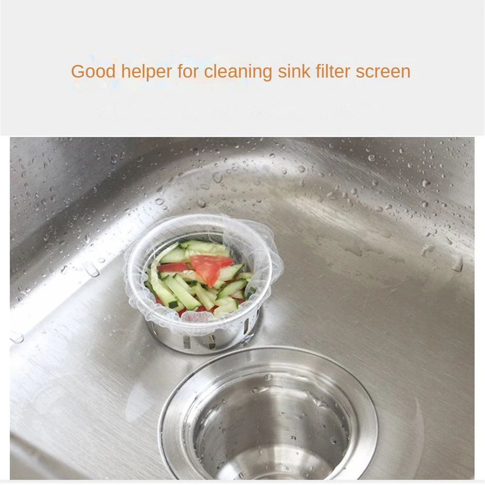Disposable Kitchen Sink Filters Sewer drain anti-blocking garbage bag Pool Leak Mesh Bag mesh strainer Sink Garbage Net