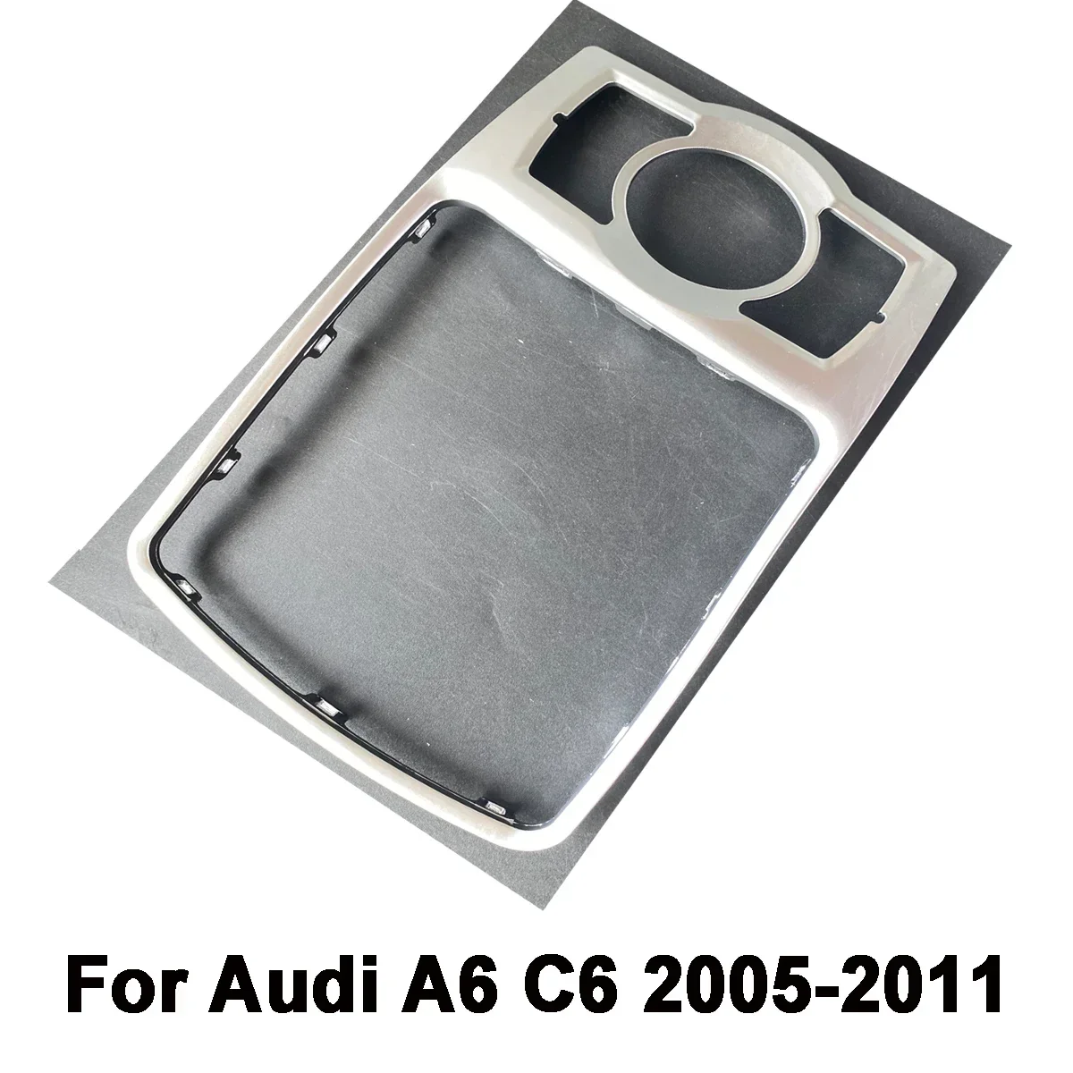 Chrome Console Gear Shift Frame Cover Trim Bezel Panel x1 for Audi A6 C6 Avant S6 2005-2011 4F0864260A car interior trim