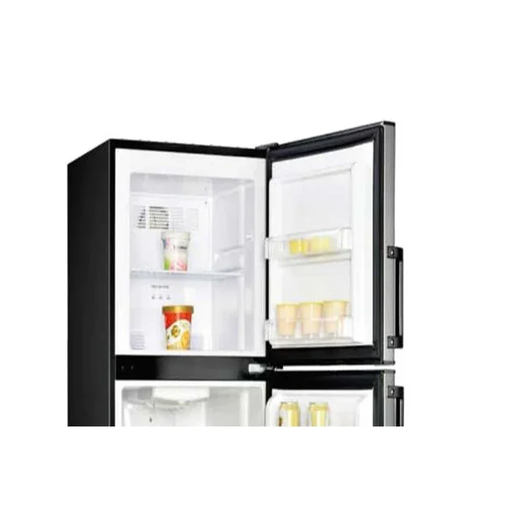 110V 7 Cu Ft Black Home Appliance Top Freezer Refrigerator