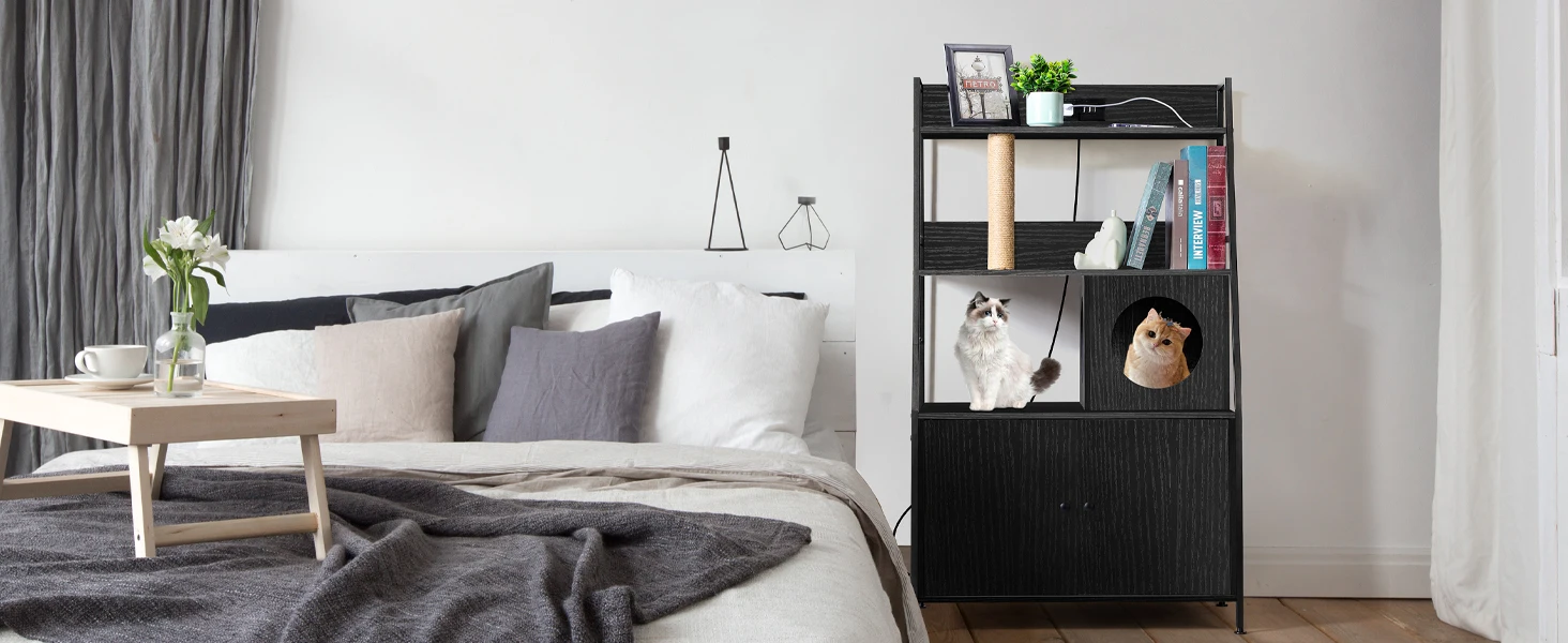 cat litter box enclosure for Bedroom