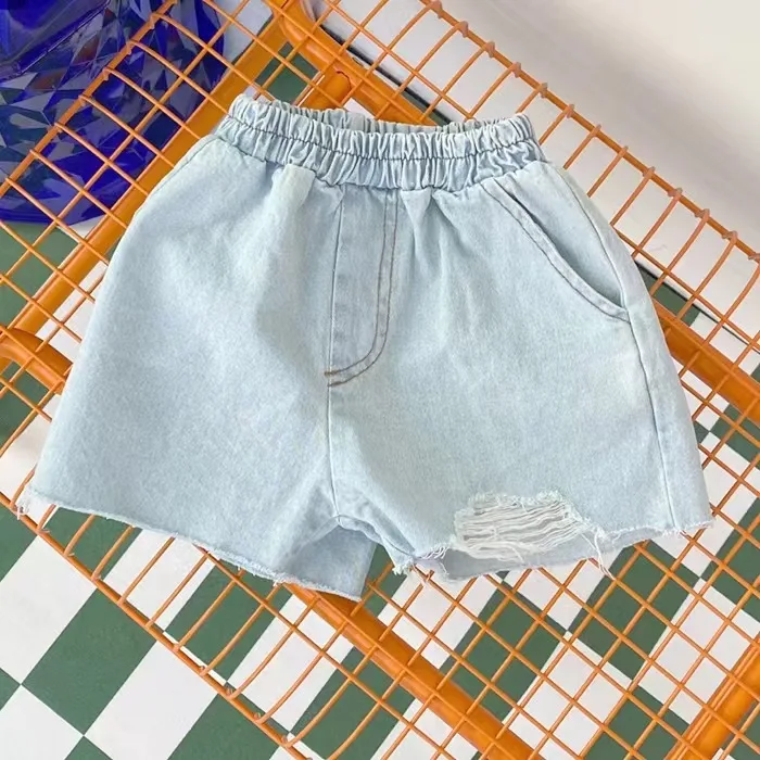 New Baby Summer Denim Shorts Loose Kids Casual Shorts Cute Toddler Girl Short Jean Baby Boy Denim Pants Clothes