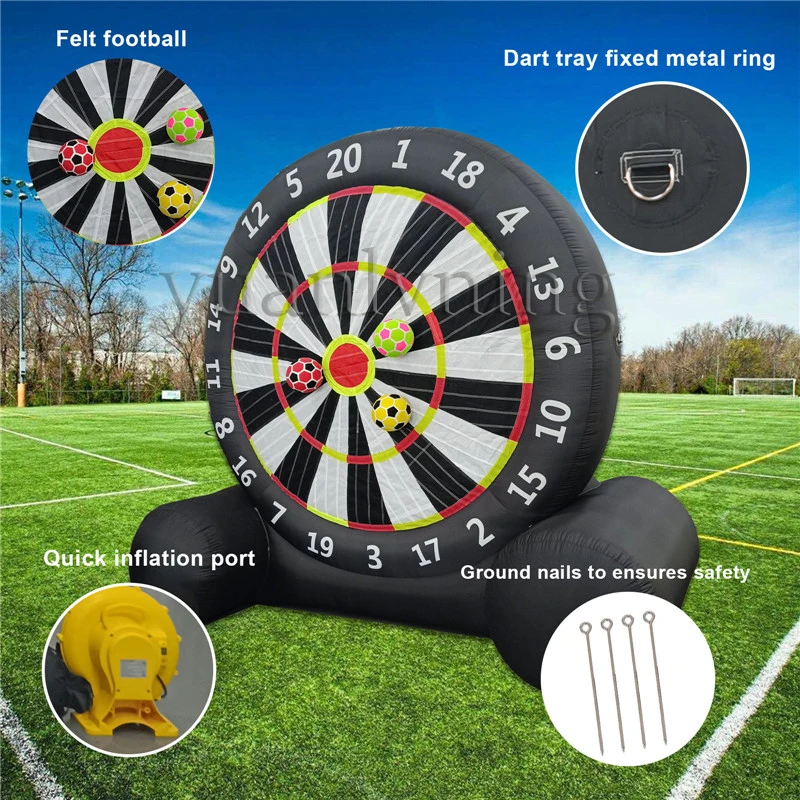 10FT Inflatable Football Dart Game 4