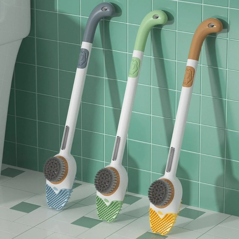 

Toilet Brush Toilet Cleaning Brush Plastic Material Wall-Mounted Toilet Cleaning Gadget for Space Saving Deep Cleaning M76D