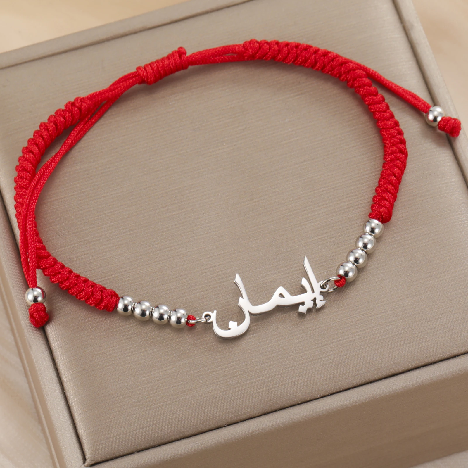 COOLTIME Personalisiertes Namensarmband für Damen, Edelstahl, modisch, personalisiertes Namensarmband, Schmuck, Geschenk, Neu – Detail 11