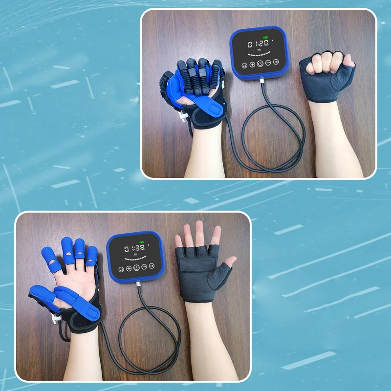 Upgrade Rehabilitation Robot Glove Finger Intelligent Massage Gloves Stroke Hemiplegia Rehabilitation Hand Function Recovery 4
