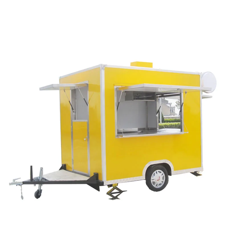 2023 Street Mobile Outdoor kiosk for food truck KN-FS480,food trailer for sale with good price