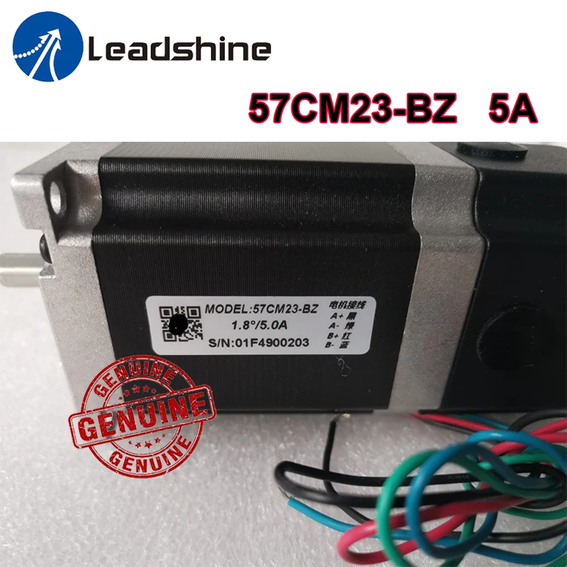  23.5㎝ Genuine Leadshine Nema 23 Stepper Motor With Brake 57CM23-BZ