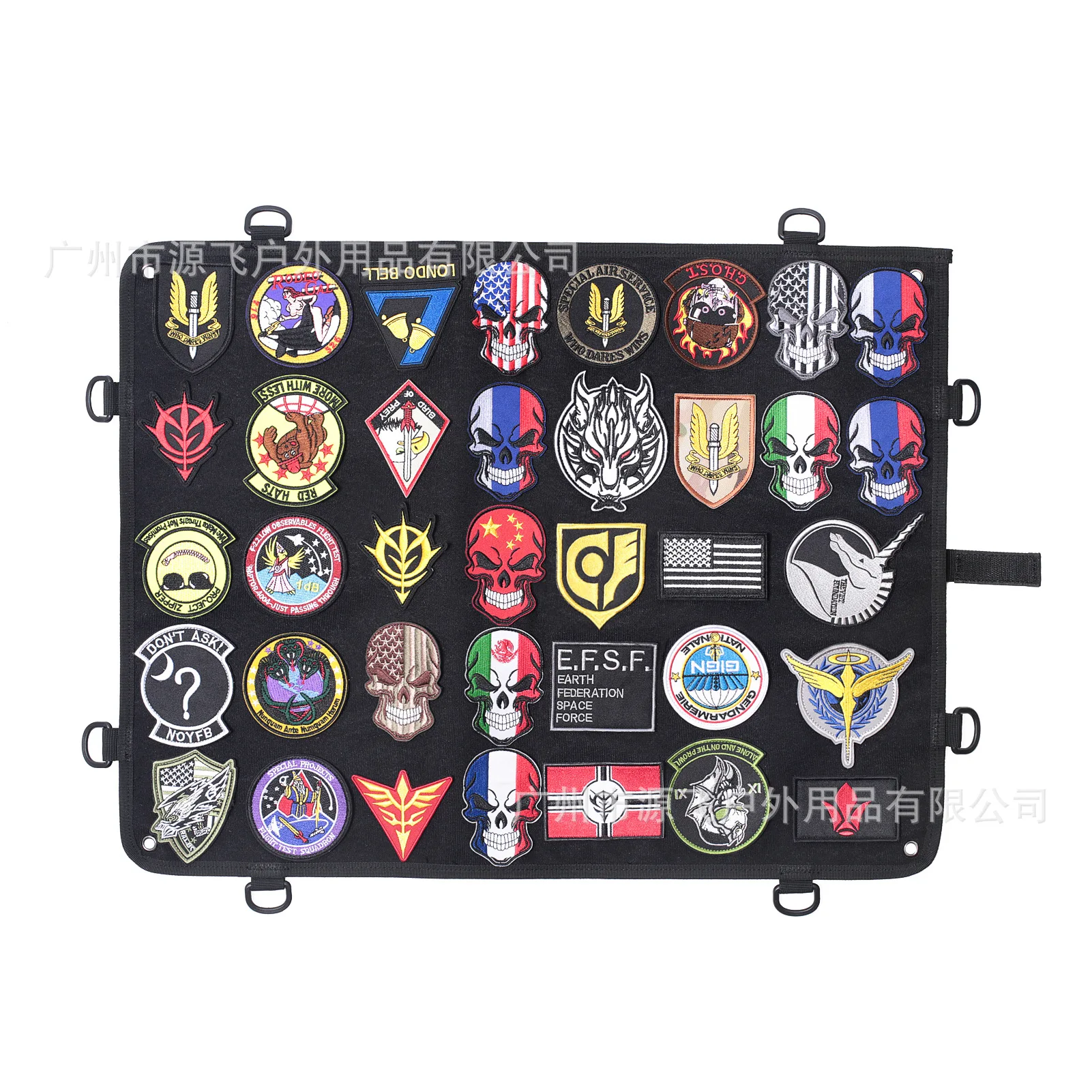 

Foldable Tactical Patch Display Board Patch Holder Folding Mat for Military ID DIY Badge Paste Pad Cloth Patches Tool Organizer