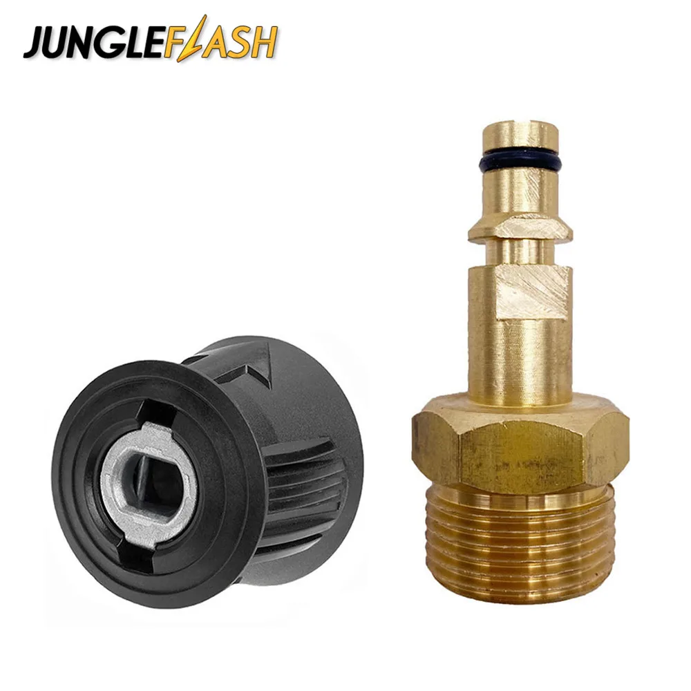 JUNGLEFLASH 2320 PSI High Pressure Washer Hose Connector M22 Adapter jungleflash-2320-psi-high-pressure-washer-hose-connector-m22-adapter