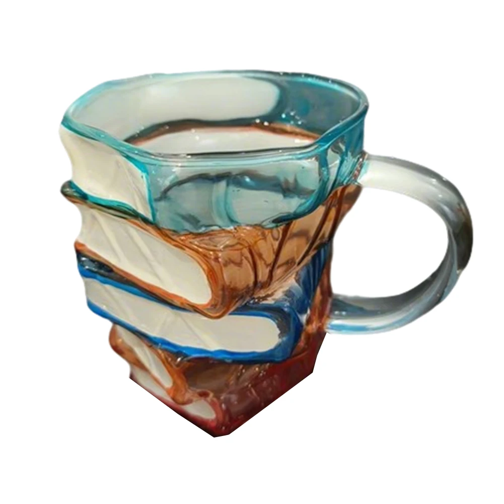 3D Resin Book Stack Coffee Mug - كوب قهوة ثلاثي ال...