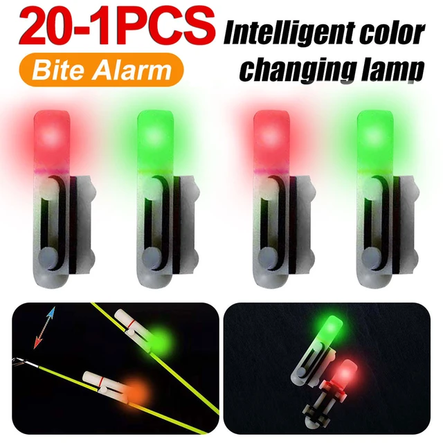 Led Electronic Luminous Fishing Rod Bite Alarm Light With Double
