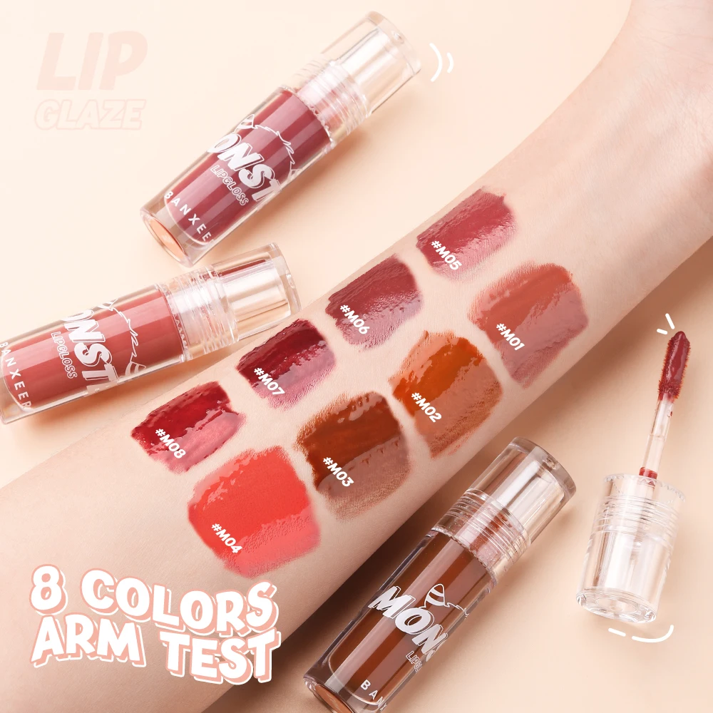 6 Colors Mirror Water Lip Gloss Lip Glaze Moisturizing Sexy Red Lip Tint  Liquid Lipstick Non-stick Cup Lip Gloss Korean Makeup - AliExpress