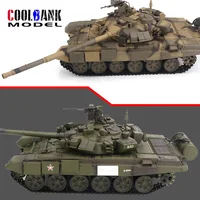 COOLBANK 2.4Ghz Heng Long 1/16 RC Tank 7.0 Ver. Russia T90 3938-1 tanque de guerra Tank Model BB Gun IR Battle RC tank toys Boys 2
