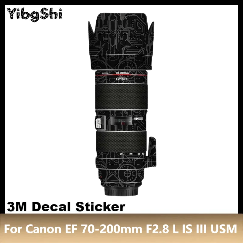 

Для Canon EF 70-200 мм F2.8 L аналогична Защитная пленка для защиты от царапин EF 70-200 F/2.8L III