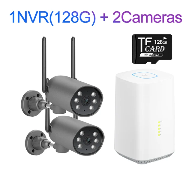 1 NVR 128GB 2 CAM